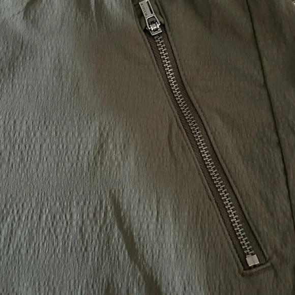 Athleta Olive Green Trekkie North Jogger Pants with zipper pockets - Picture 3 of 6